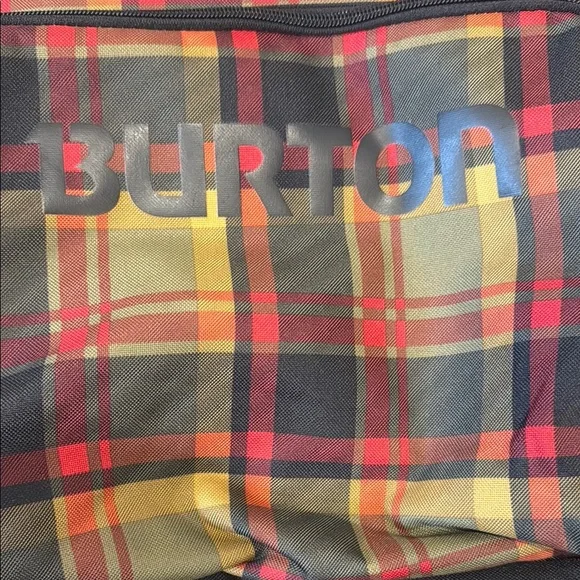Burton 166 Snowboard Plaid & Black Bag with shoulder straps - Picture 3 of 10